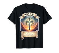 Christian Musician Music is My Ministry Teacher Jesus Christ T-Shirt