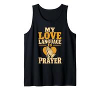Christian My Love Language is Prayer Faith Gift Tank Top
