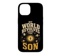 Christian My World Revolves Around The Son Faith Gift Case for iPhone 14