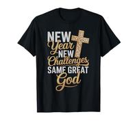 Christian New Years 2026 Happy New Year Same Great God T-Shirt