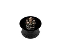 Christian No Greater Love Bible Verse Cross Gift PopSockets Adhesive PopGrip