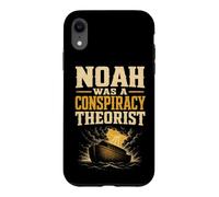 Christian Noah Was A Conspiracy Theorist Faith Gift Case for iPhone XR