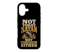 Christian Not Today Satan Not Tomorrow Either Faith Gift Case for iPhone 17