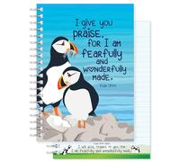 Christian Notebook, Fearfully & Wonderfully Made, A5 Lined, Psalm 139:14