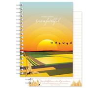Christian Notebook for Women, God is Faithful, A5 Lined, Psalm 119:90