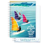 Christian Notebook, Go Out in Joy, A5 Lined, Isaiah 55:12