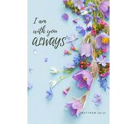 Christian Notebook With A Bible Verse: Christian Notepad, A5, White, Lined Journal, Gift for Her, Devotional Notebook, Religious Gift, Pink Flowers, Blue