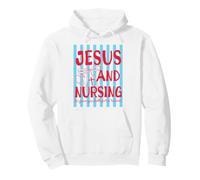 Christian Nurse Faith Bible Verse Nurse RN Appreciation Pullover Hoodie