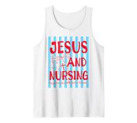 Christian Nurse Faith Bible Verse Nurse RN Appreciation Tank Top