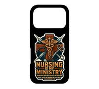 Christian Nurse Nursing Is My Ministry Bible Verse Quote Case for iPhone 17 Pro