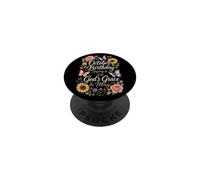 Christian October Birthday Stepping In With God's Grace PopSockets Adhesive PopGrip