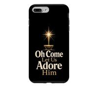 Christian Oh Come Let Us Adore Him Nativity Gift Case for iPhone 7 Plus/8 Plus