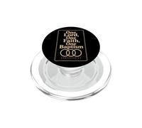 Christian One Lord One Faith Bible Verse Gift PopSockets PopGrip for MagSafe