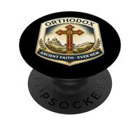 Christian Orthodox Ancient Faith Ever New Jesus Christ God PopSockets Adhesive PopGrip