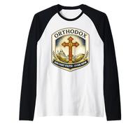 Christian Orthodox Ancient Faith Ever New Jesus Christ God Raglan Baseball Tee