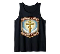 Christian Orthodox by Faith Grace New Convert Eastern Jesus Tank Top