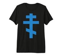 Christian Orthodox Cross Eastern Oriental God Faith Men Boys Premium T-Shirt