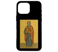 Christian Orthodox Icon of Prophet Noah with the Ark Case for iPhone 16 Pro Max