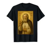Christian Orthodox icon of Saint Seraphim T-Shirt