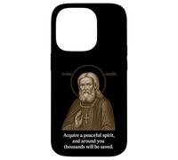 Christian Orthodox Icon of St. Seraphim of Sarov Case for iPhone 14 Pro
