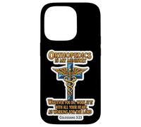 Christian Orthopedist Doctor Orthopedics Is My Ministry MD Case for iPhone 14 Pro