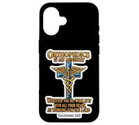 Christian Orthopedist Doctor Orthopedics Is My Ministry MD Case for iPhone 16