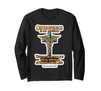 Christian Orthopedist Doctor Orthopedics is My Ministry MD Long Sleeve T-Shirt