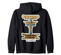 Christian Orthopedist Doctor Orthopedics Is My Ministry MD Zip Hoodie