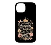Christian Overcomer Conqueror Daughter Of The King Gift Case for iPhone 14