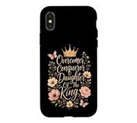Christian Overcomer Conqueror Daughter Of The King Gift Case for iPhone X/XS