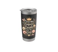 Christian Overcomer Conqueror Daughter of The King Gift Stainless Steel Insulated Tumbler