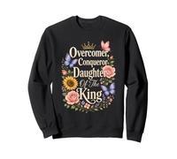 Christian Overcomer Conqueror Daughter Of The King Gift Sweatshirt