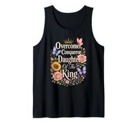 Christian Overcomer Conqueror Daughter of The King Gift Tank Top