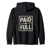 Christian Paid In Full Jesus Redemption Cross Zip Hoodie