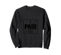 Christian Paid In Full Nail Cross Faith Redemption Sweatshirt