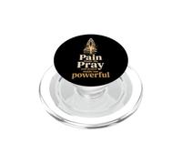 Christian Pain Made Me Pray Prayer Warrior Gift PopSockets PopGrip for MagSafe
