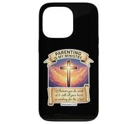 Christian Parenting Is My Ministry Father's Day Dad Papa God Case for iPhone 13 Pro