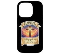 Christian Parenting Is My Ministry Father's Day Dad Papa God Case for iPhone 14 Pro