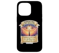 Christian Parenting Is My Ministry Father's Day Dad Papa God Case for iPhone 14 Pro Max