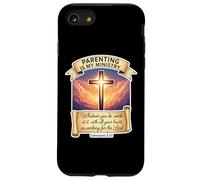 Christian Parenting Is My Ministry Father's Day Dad Papa God Case for iPhone SE (2020) / 7/8