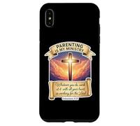 Christian Parenting Is My Ministry Father's Day Dad Papa God Case for iPhone XS Max