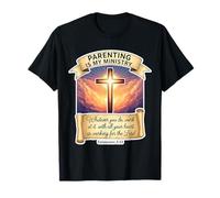 Christian Parenting is My Ministry Father's Day Dad Papa God T-Shirt