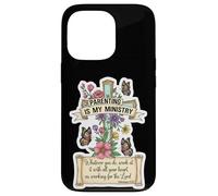 Christian Parenting Is My Ministry Mother's Day Mom Mum Mama Case for iPhone 13 Pro