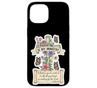 Christian Parenting Is My Ministry Mother's Day Mom Mum Mama Case for iPhone 15