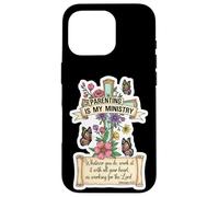 Christian Parenting Is My Ministry Mother's Day Mom Mum Mama Case for iPhone 16 Pro