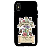 Christian Parenting Is My Ministry Mother's Day Mom Mum Mama Case for iPhone X/XS