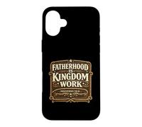 Christian Parenting Spiritual Leadership Proverbs Dad Bible Case for iPhone 16 Plus
