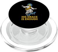 Christian Parody His Grace is Enough Retro Womens Faith PopSockets PopGrip for MagSafe