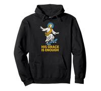 Christian Parody His Grace is Enough Retro Womens Faith Pullover Hoodie