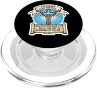 Christian Pathologist Pathology Is My Ministry Doctor Jesus PopSockets PopGrip for MagSafe